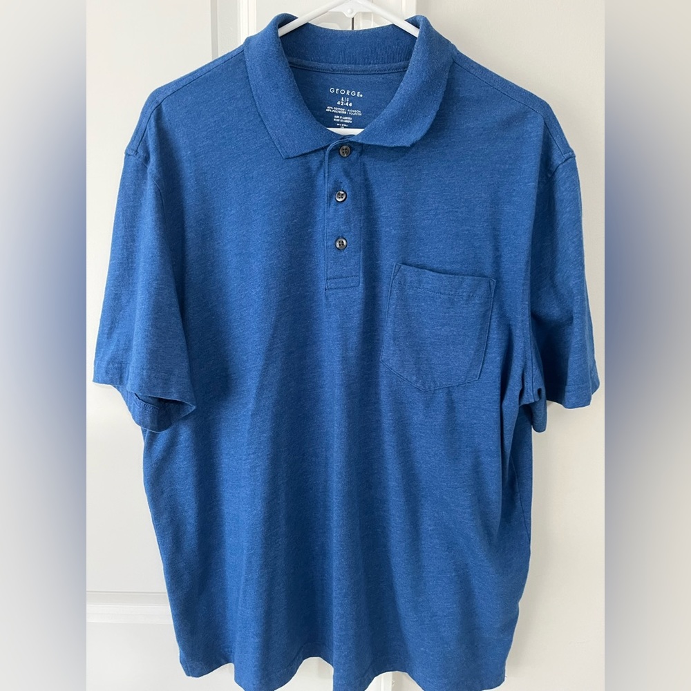 2 Polo Shirts for Men. 32 Degrees Cool Size L. George Size L